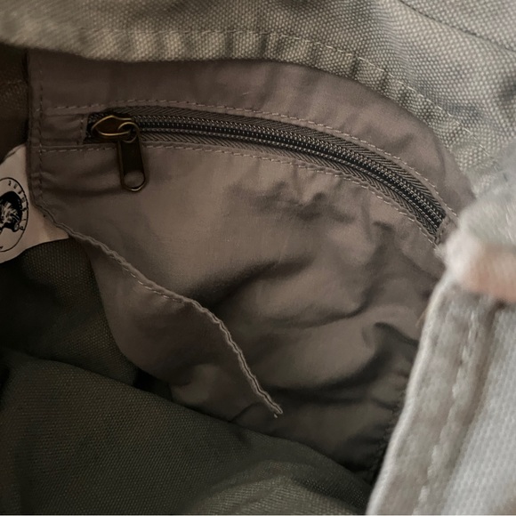 Fat Tire Beer Messenger Bag Crossbody Shoulder Unisex Gray Canvas Purse Vtg - Picture 4 of 5